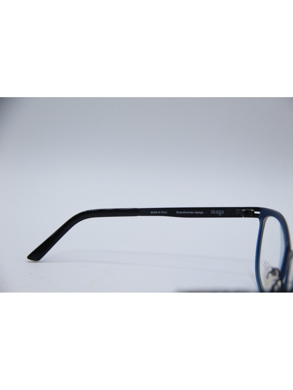 Skaga Titanium Cold Glaze Only 2540-U Daelvi 101 Blue Black Authentic Eyeglasses - Picture 3 of 4